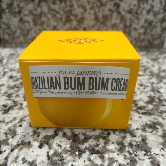 Sol de Janeiro Bright Yellow Brazilian Bum Bum Cream Jar with White Lid - Picture 5 of 5